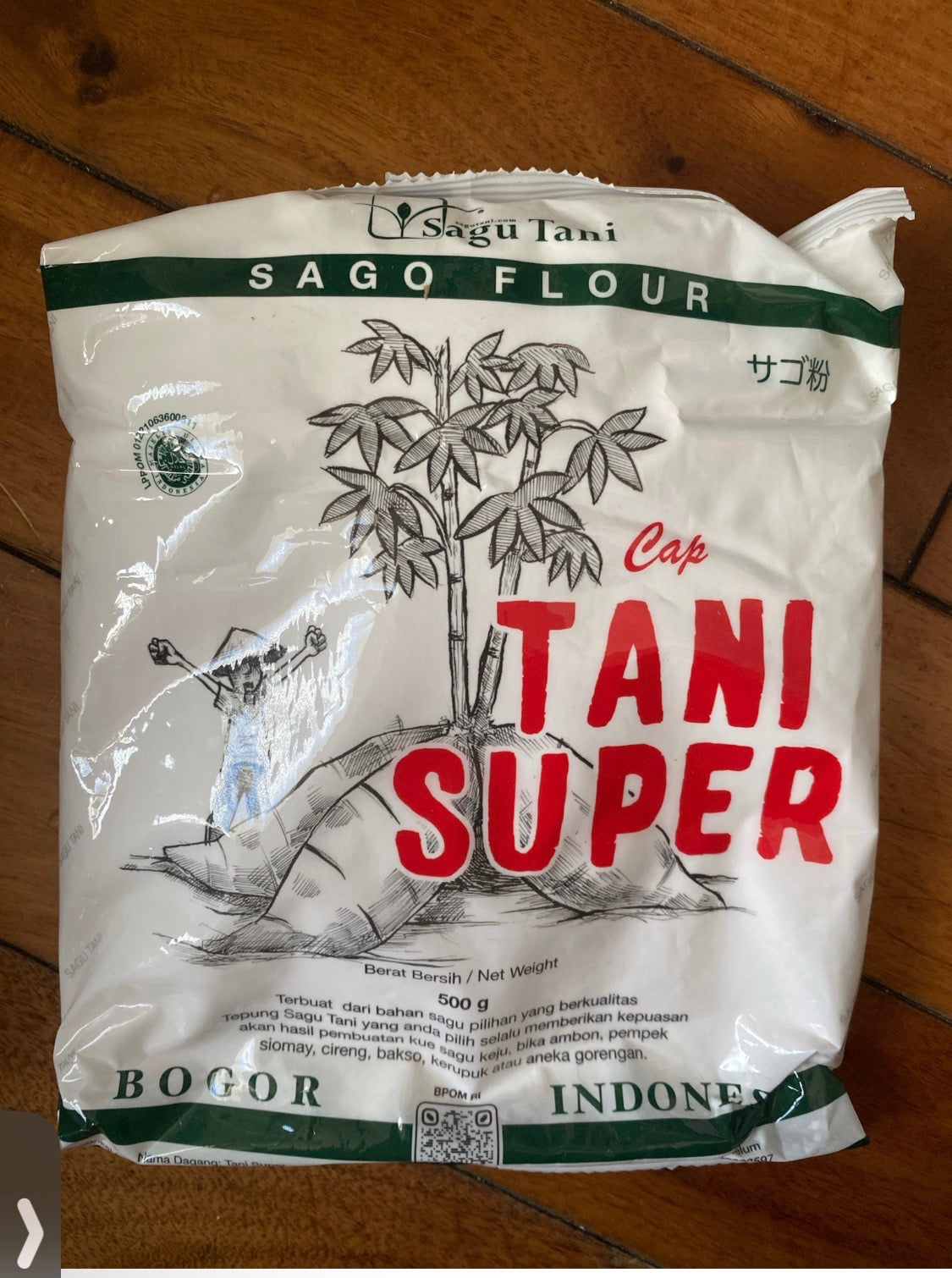Tepung sagu Tani super berat 500 gram