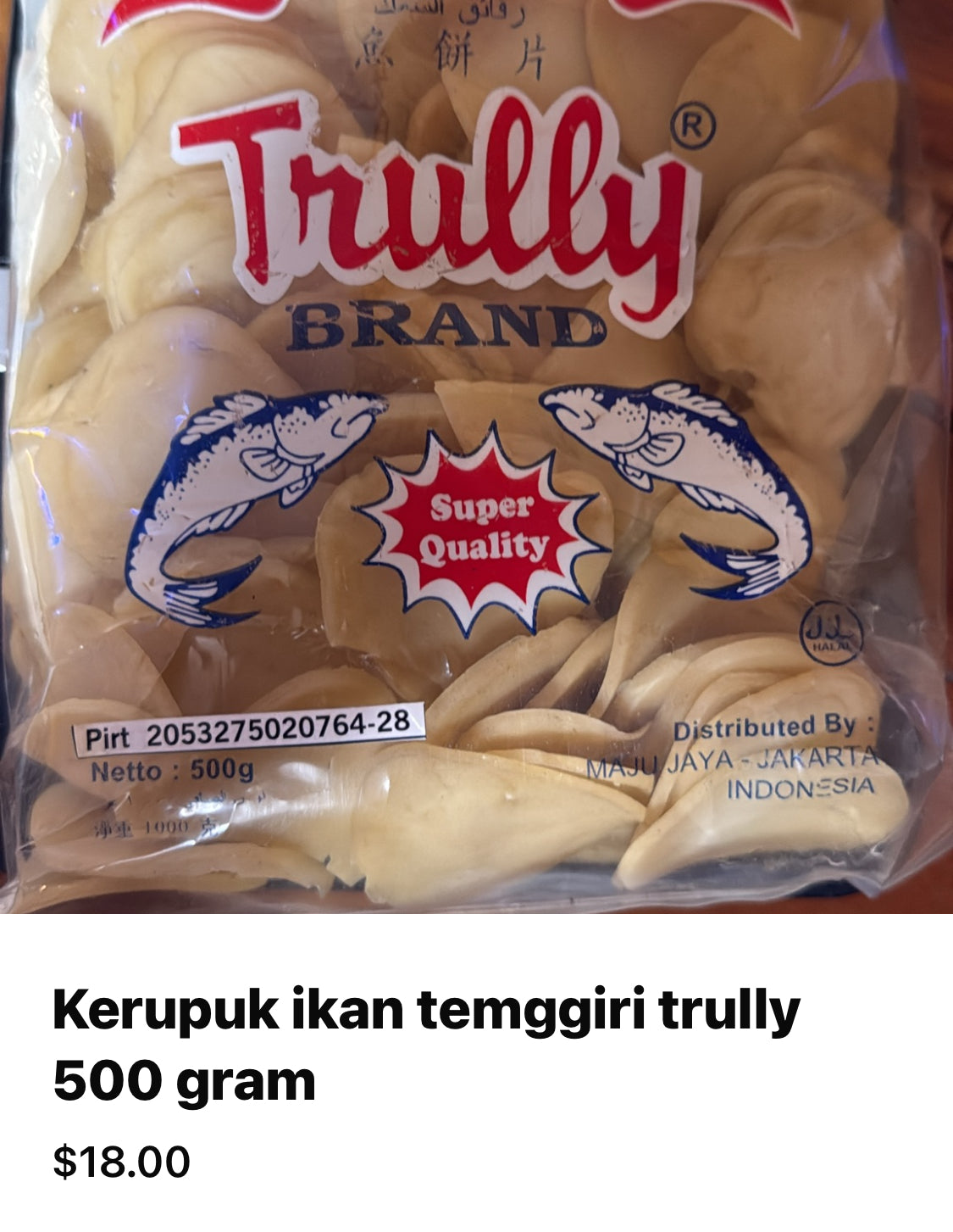 Kerupuk tenggiri truly