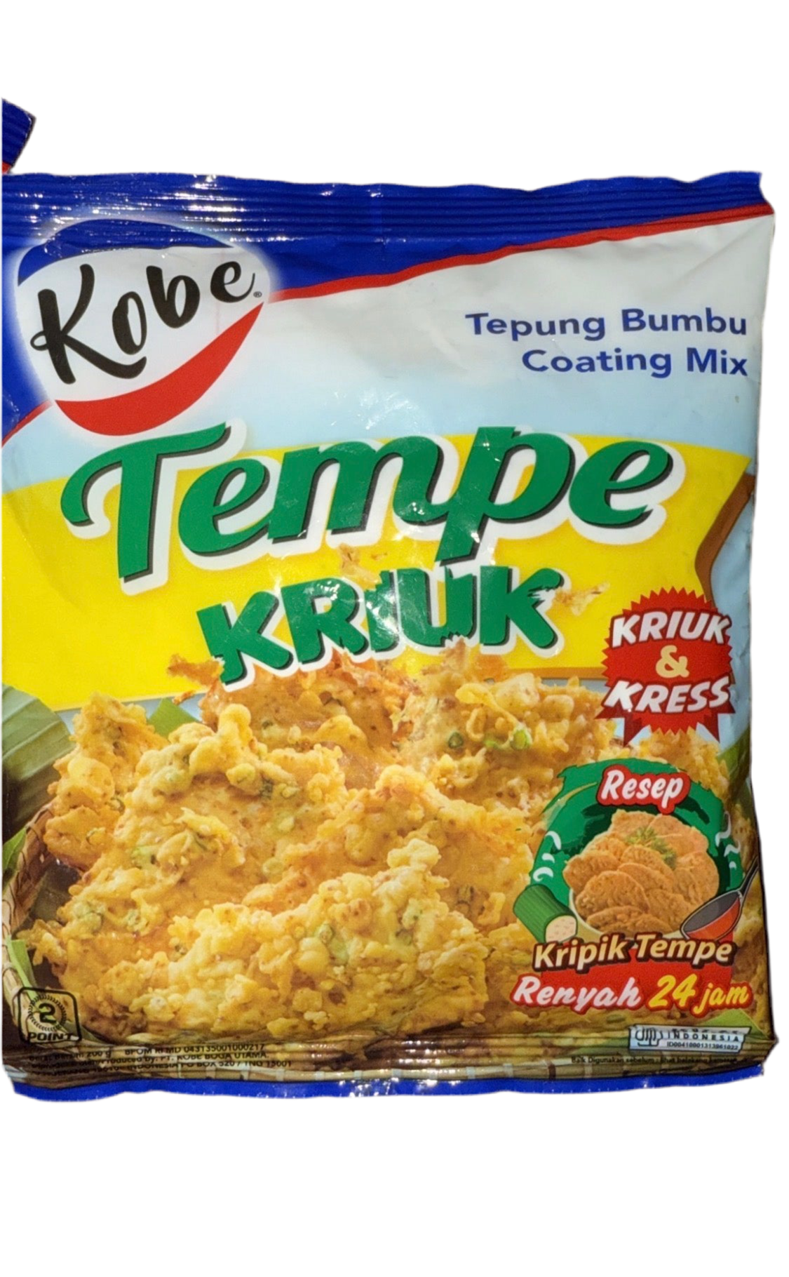 Kobe tepung Tempe kriuk