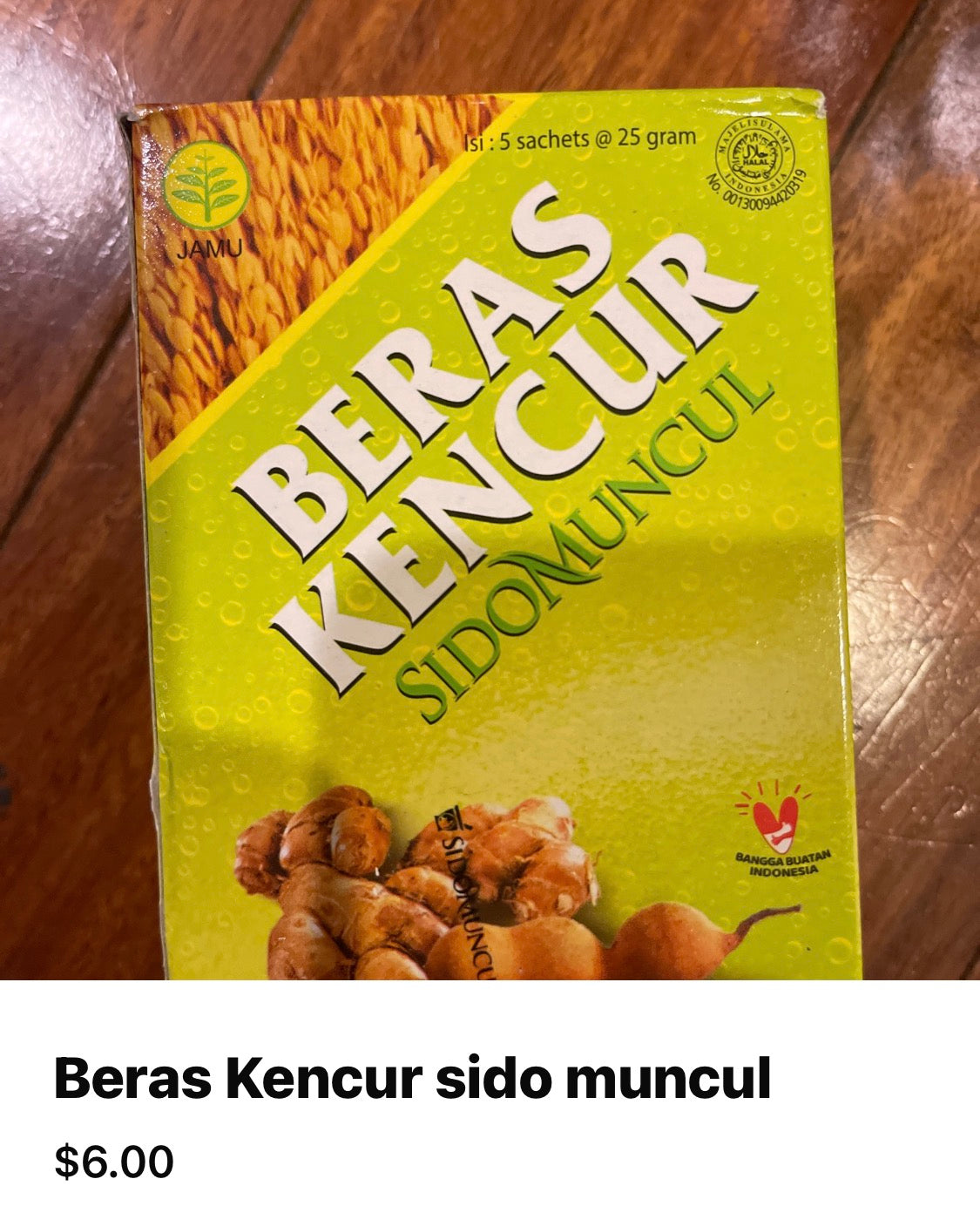 Beras Kencur sido muncul