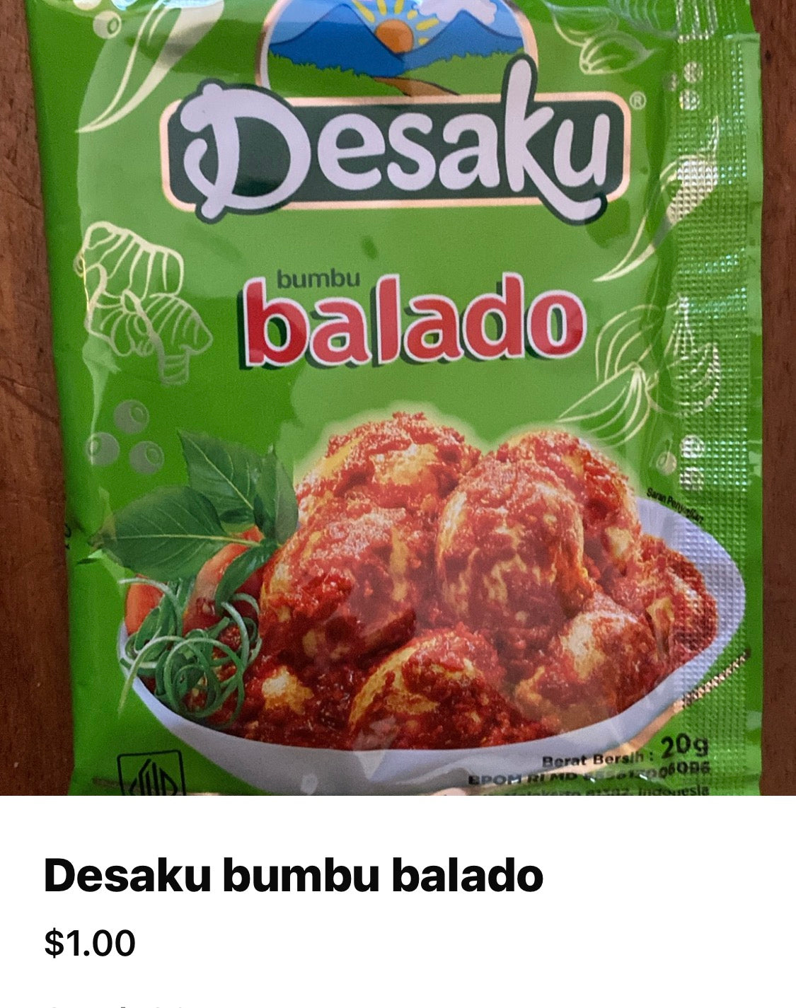 Desaku bumbu balado