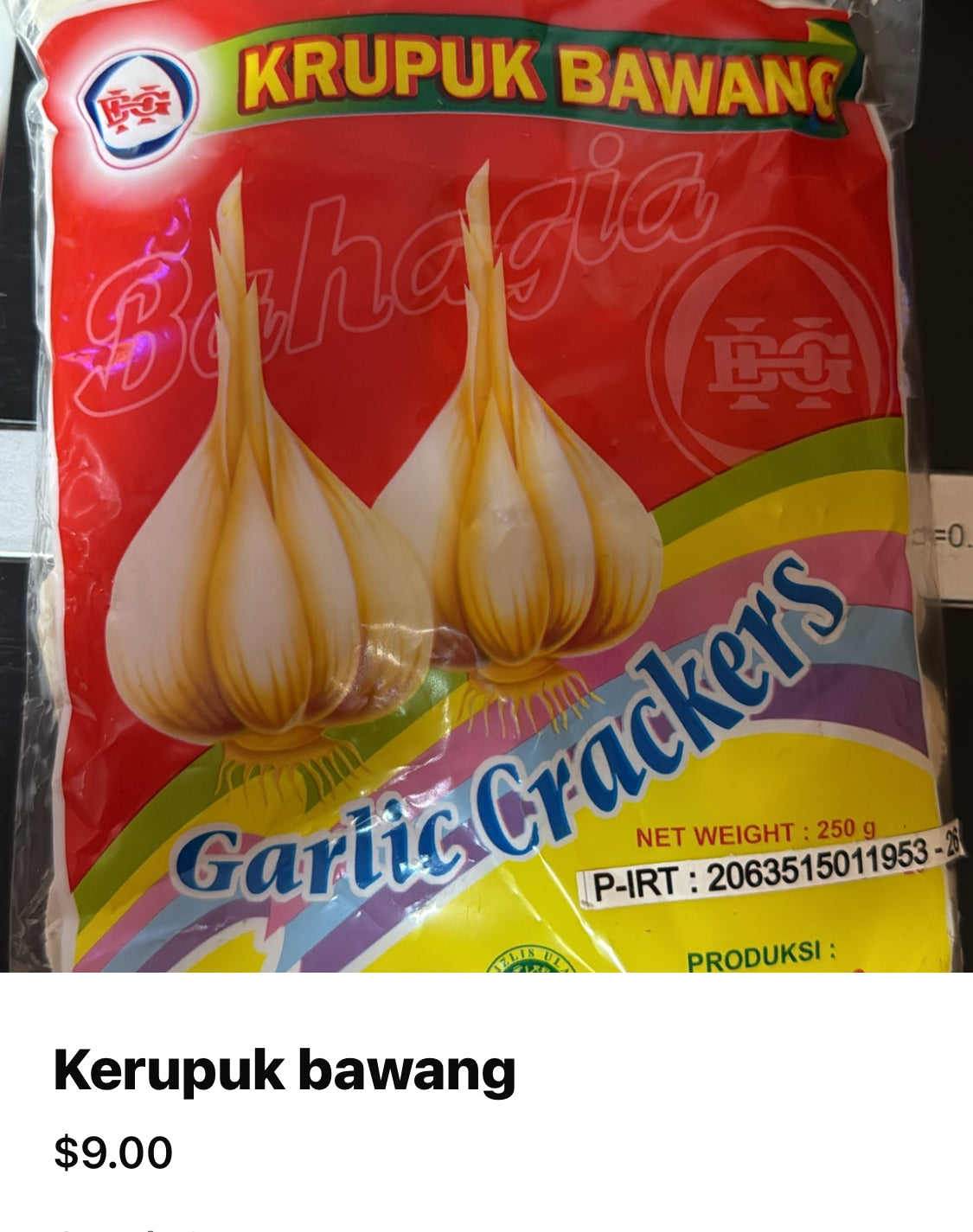 Kerupuk bawang
